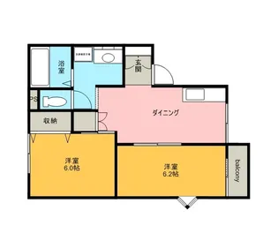 サンヴィレッジ御所野【1階】の間取り