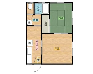 セイエーハイツ【201号室】の間取り