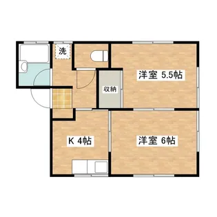 北斗ハウス【1号室】の間取り