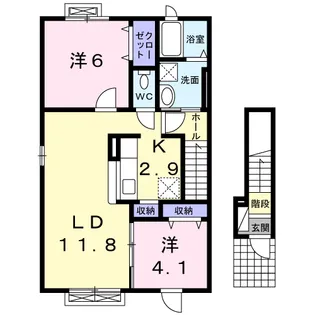 グランディ ハウスⅡ【2階】の間取り
