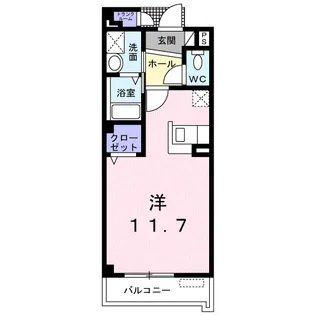 プレーヌ・フルサワ【3階】の間取り