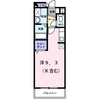 グランディル山王【3階】の間取り