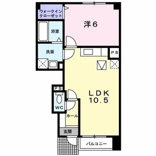 シュールメゾン・Ⅱ【1階】の間取り