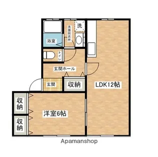 桜D棟【2階】の間取り