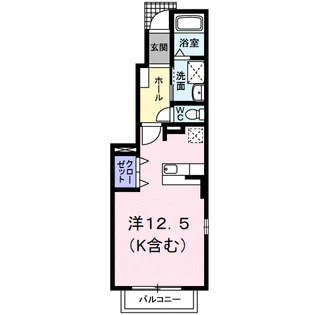 ベル ローゼ【1階】の間取り