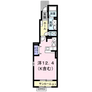 アベンチィーノ Ⅰ【1階】の間取り