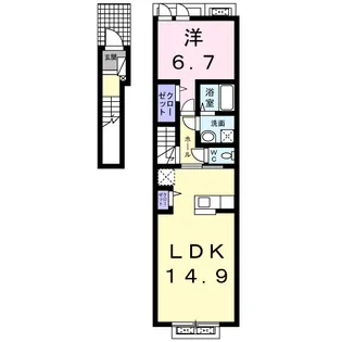スペリアージュ【2階】の間取り