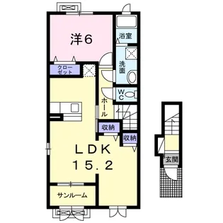 シンシア【2階】の間取り