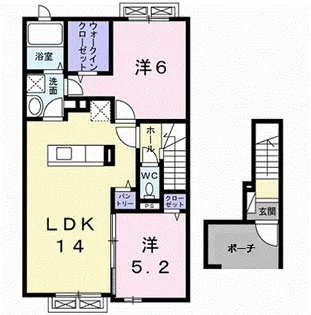四季彩【2階】の間取り