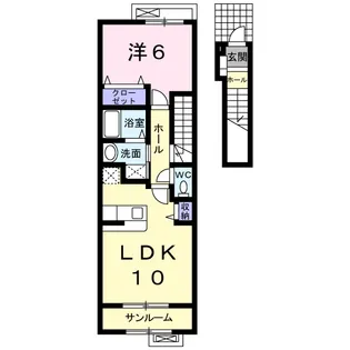 アヴェニールⅡ【2階】の間取り