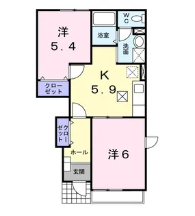ポプラール【1階】の間取り