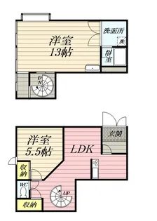 フルール【1階】の間取り
