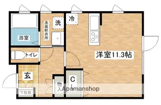 フォレスト赤坂【2階】の間取り