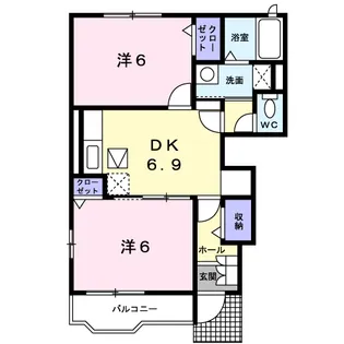 アクティブ【1階】の間取り
