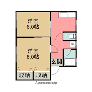 ディアコート【1階】の間取り