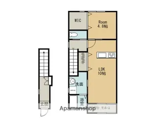 COCO GRAND AKITA(ココ・グラン秋田)【206号室】の間取り