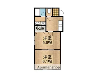 ヴィーシス【103号室】の間取り