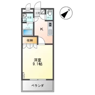 セレッソ【1階】の間取り