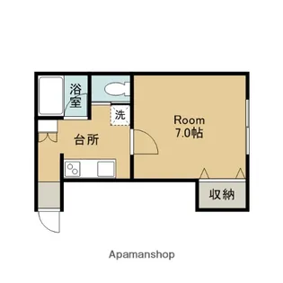 メルウィング高陽【1階】の間取り