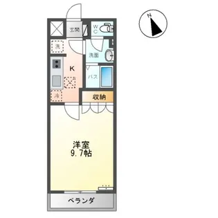 マ・シャンブル【1階】の間取り