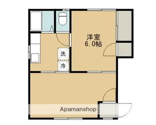 タウニィ野添【1階】の間取り