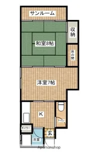高橋平和町アパート【1階】の間取り