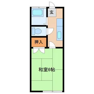 水越荘【1階】の間取り
