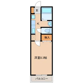 グランツ・Y【1階】の間取り