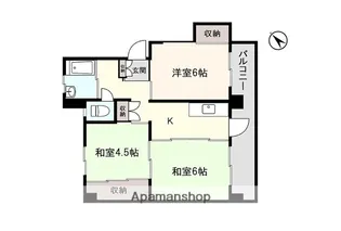 アシスト第2秋田マンション【304号室】の間取り