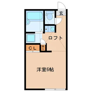 多賀城ウエストA【1階】の間取り