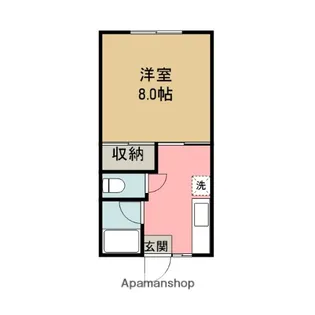 ドムスアカデミカ【1階】の間取り