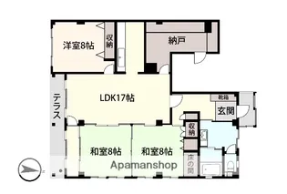 アシスト第11秋田マンション【106号室】の間取り