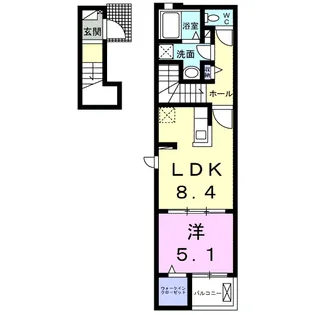 HALELEA(ハレレア)【204号室】の間取り