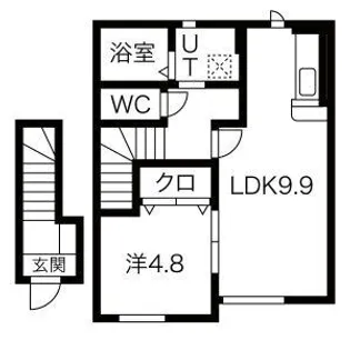 ドルーク・Ⅱ【202号室】の間取り