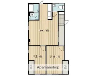 OFFICE SASAKI【201号室】の間取り