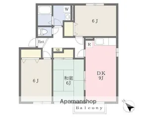 クラージュS【1階】の間取り