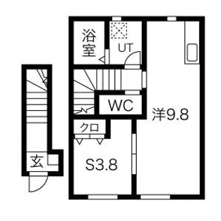 MONCIEL(モンシエル)【2階】の間取り