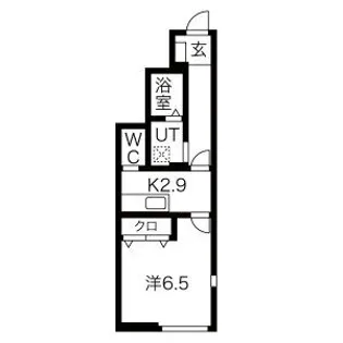 アスプリール【1階】の間取り