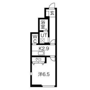 アスプリール【1階】の間取り