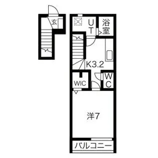 アスプリール【2階】の間取り