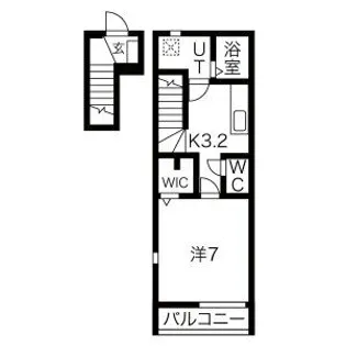 アスプリール【2階】の間取り