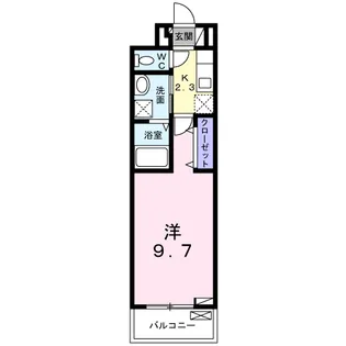 カルムコトー【2階】の間取り