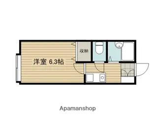 メゾンE&SⅢ【105号室】の間取り