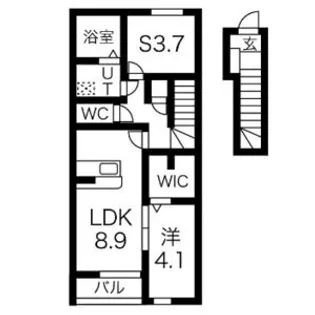 C.COURT【2階】の間取り