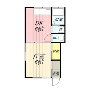 カサブランカ大町【7号室】の間取り