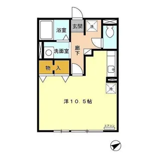 ビーグラード【2階】の間取り