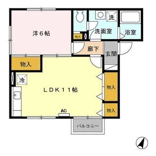 メゾン・ド・マリアージュ G【1階】の間取り