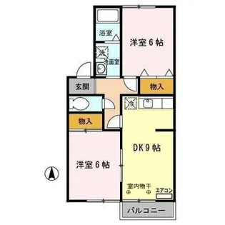 カーサ向山【2階】の間取り