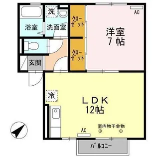 ザ・クラシカ【2階】の間取り