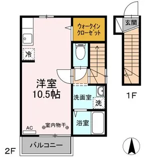 セジュール外旭川【2階】の間取り